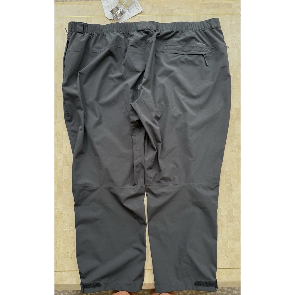 Ascend Rainy River 2.5L Pants Black 4X Men's Bass Pro Bone Dry Performance NWT - Picture 7 of 9